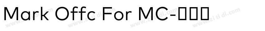 Mark Offc For MC字体转换